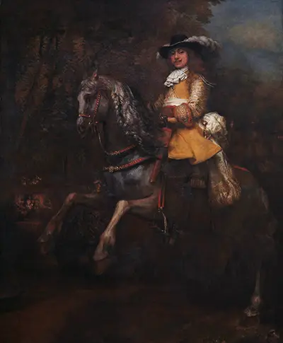 Friedrich Rihel zu Pferd (Frederick Rihel on Horseback) Rembrandt